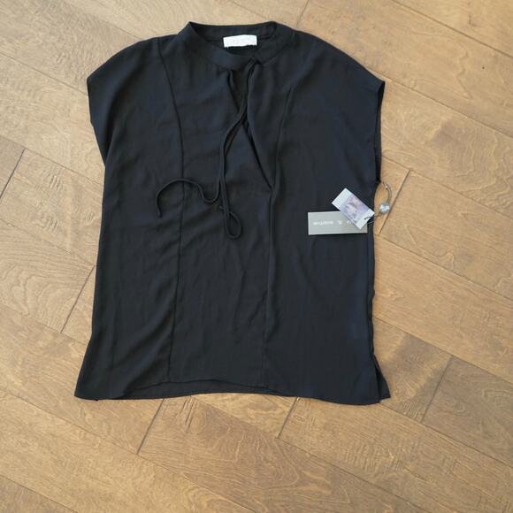 Double Georgette Cap Sleeve Top - Lola &‎ Sophie NWT XS - Picture 8 of 8